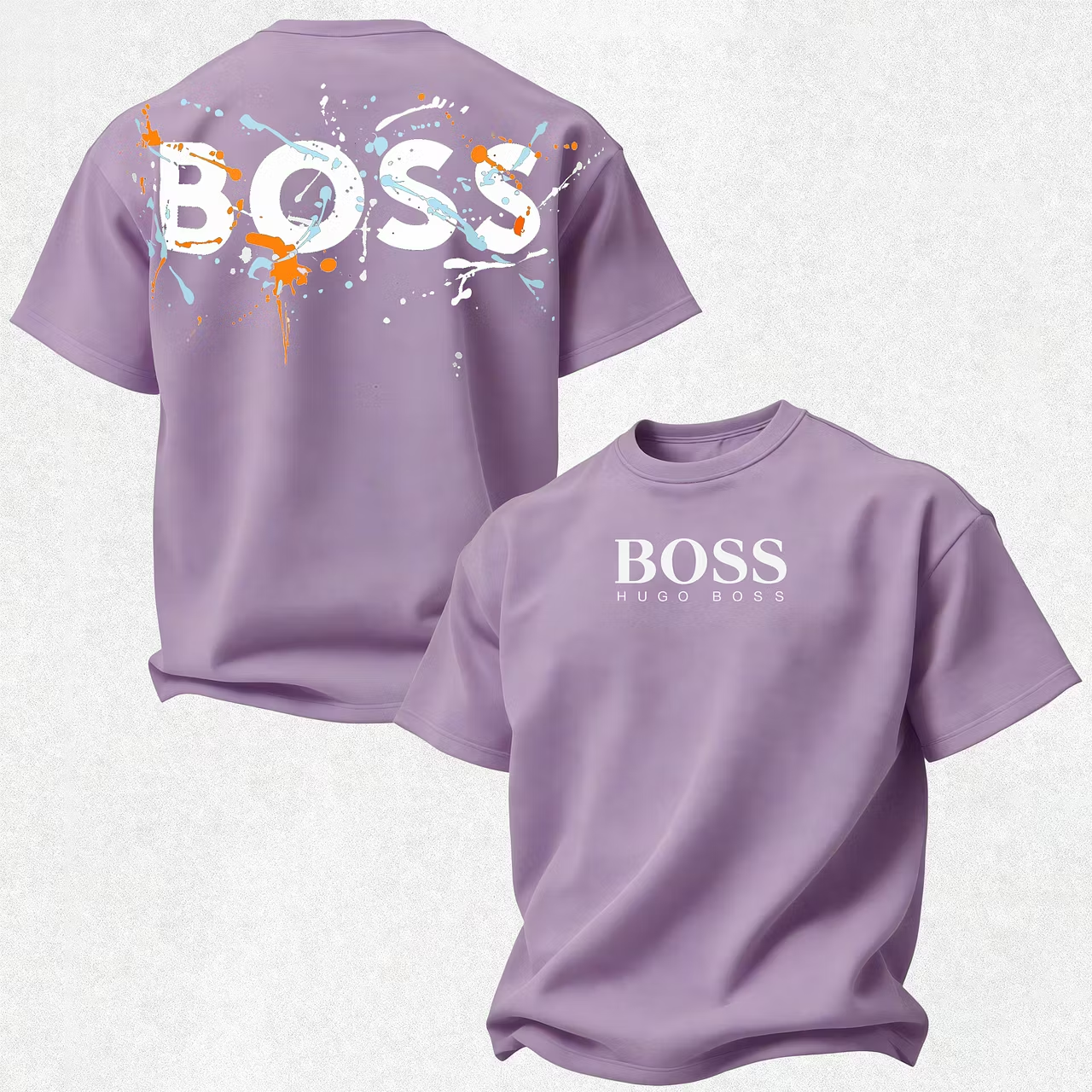 HB Hugo Boss Printed Oversized Unisex T-Shirt