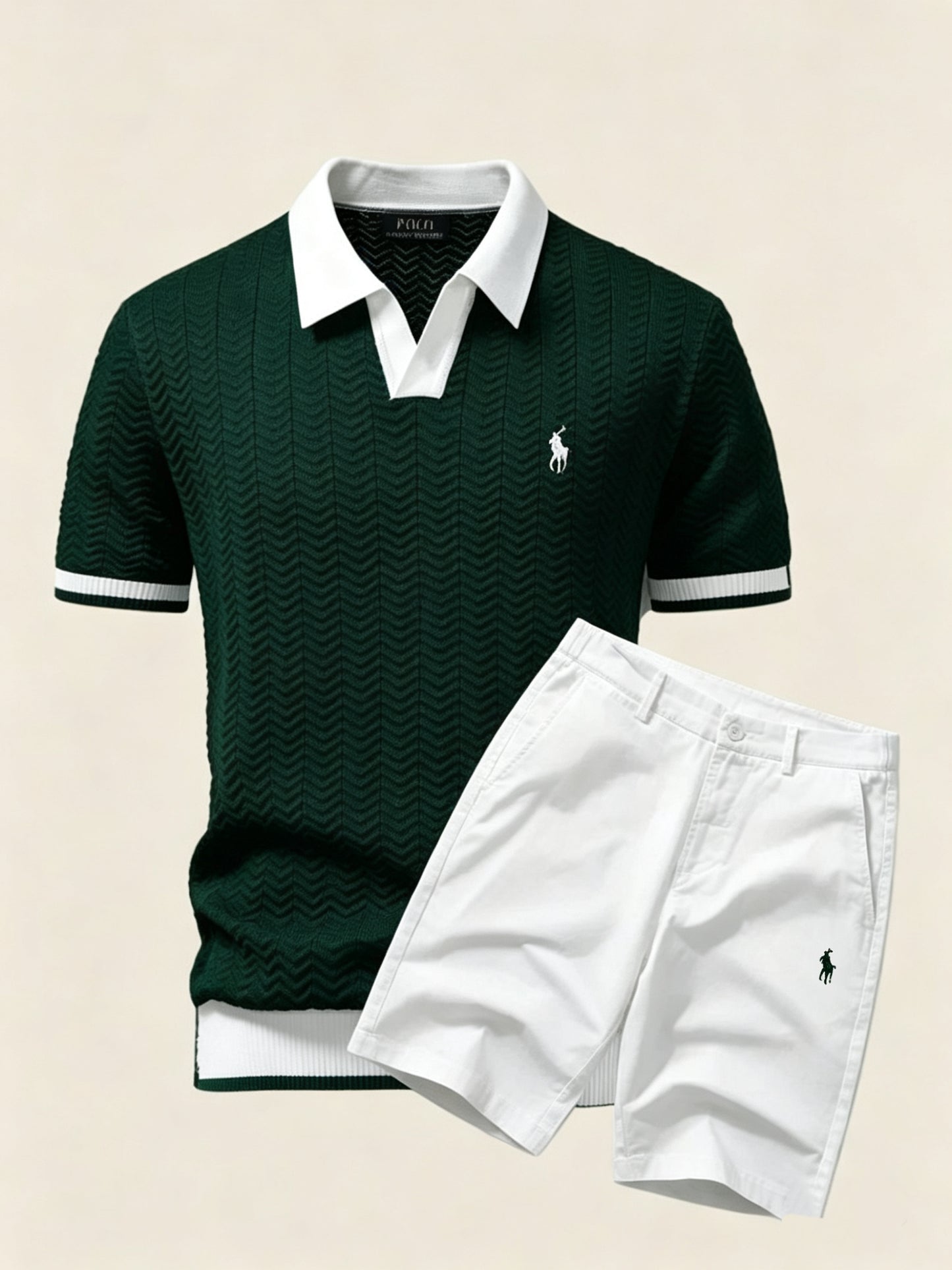 Ralph Lauren Old Money Polo Shirt + Shorts Set