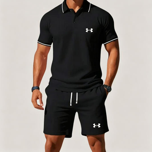 Under Armour Casual Short-Sleeve Polo and Shorts Set