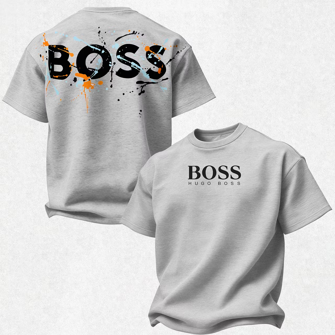 HB Hugo Boss Printed Oversized Unisex T-Shirt