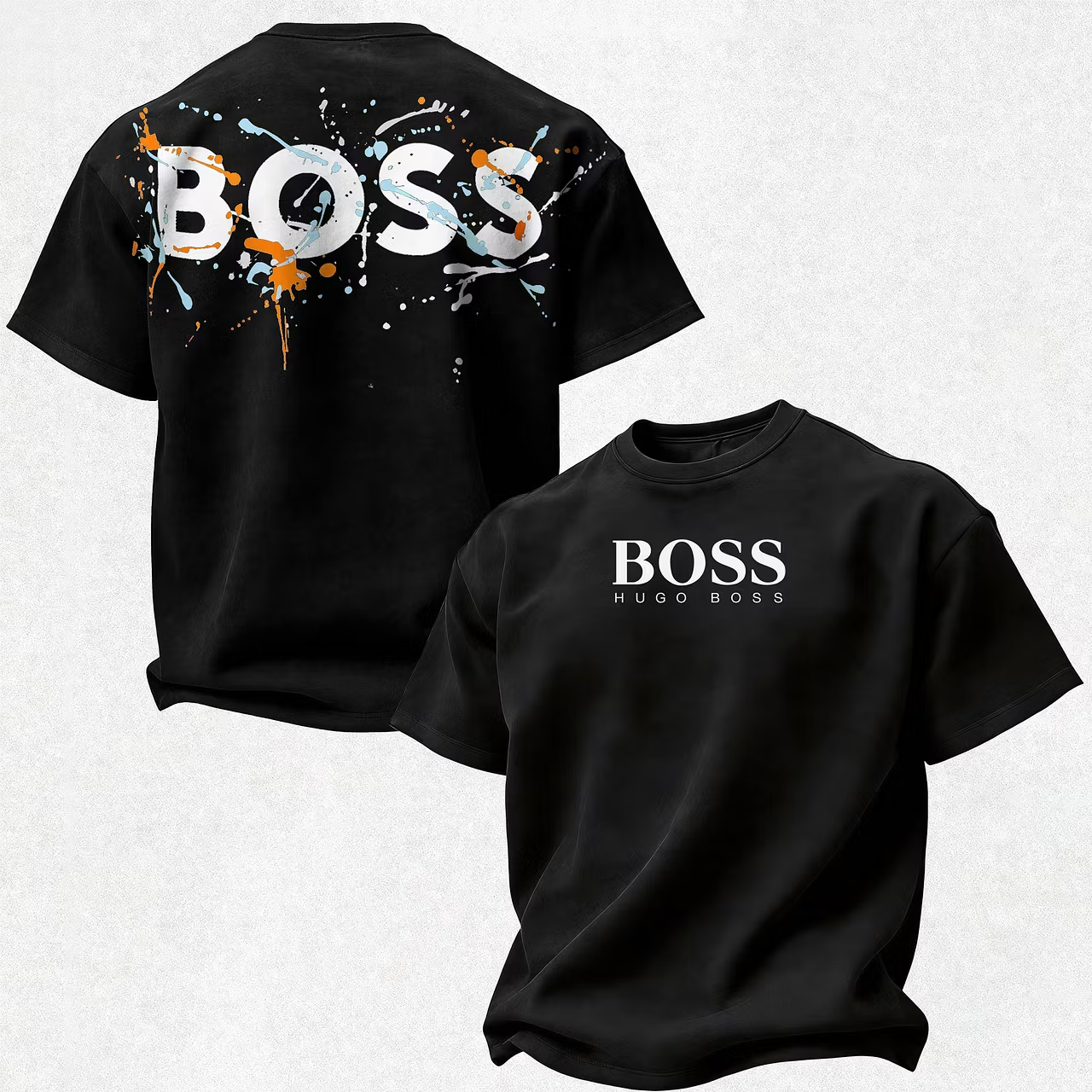 HB Hugo Boss Printed Oversized Unisex T-Shirt