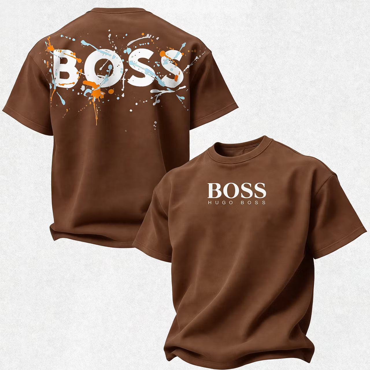 HB Hugo Boss Printed Oversized Unisex T-Shirt