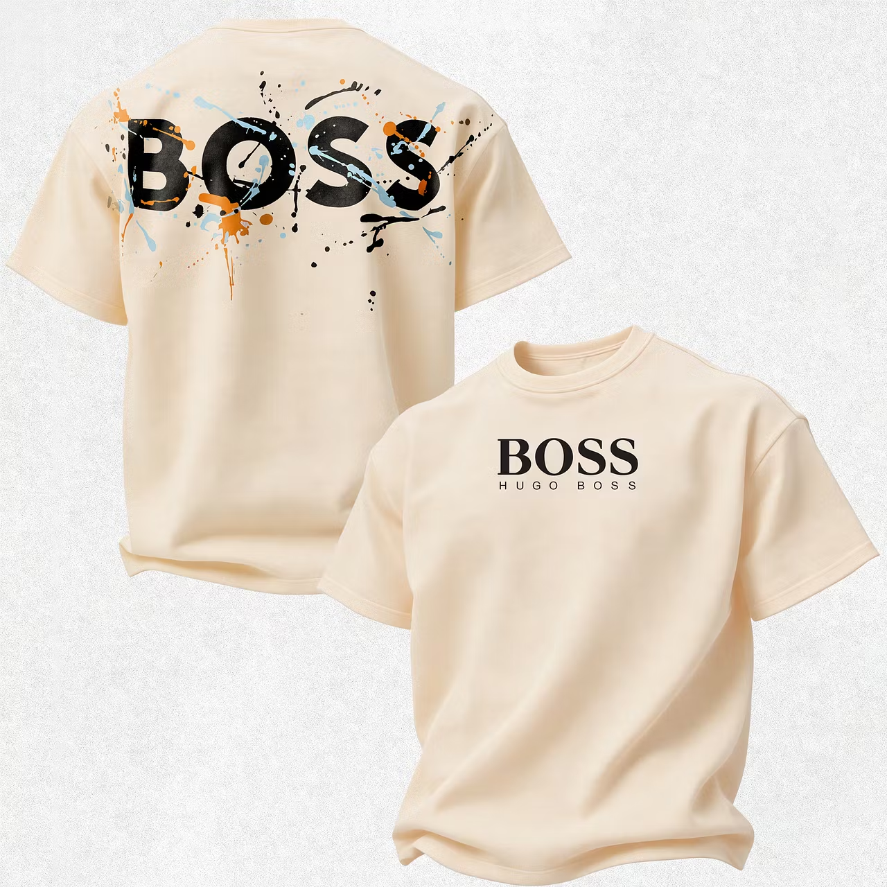 HB Hugo Boss Printed Oversized Unisex T-Shirt