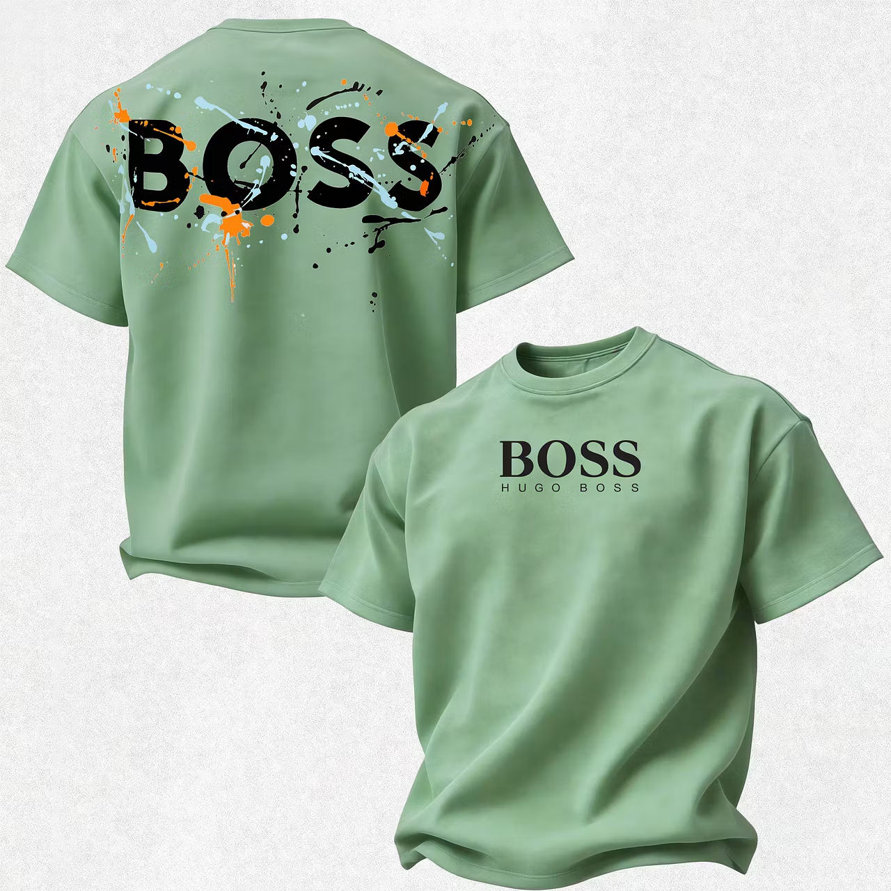 HB Hugo Boss Printed Oversized Unisex T-Shirt