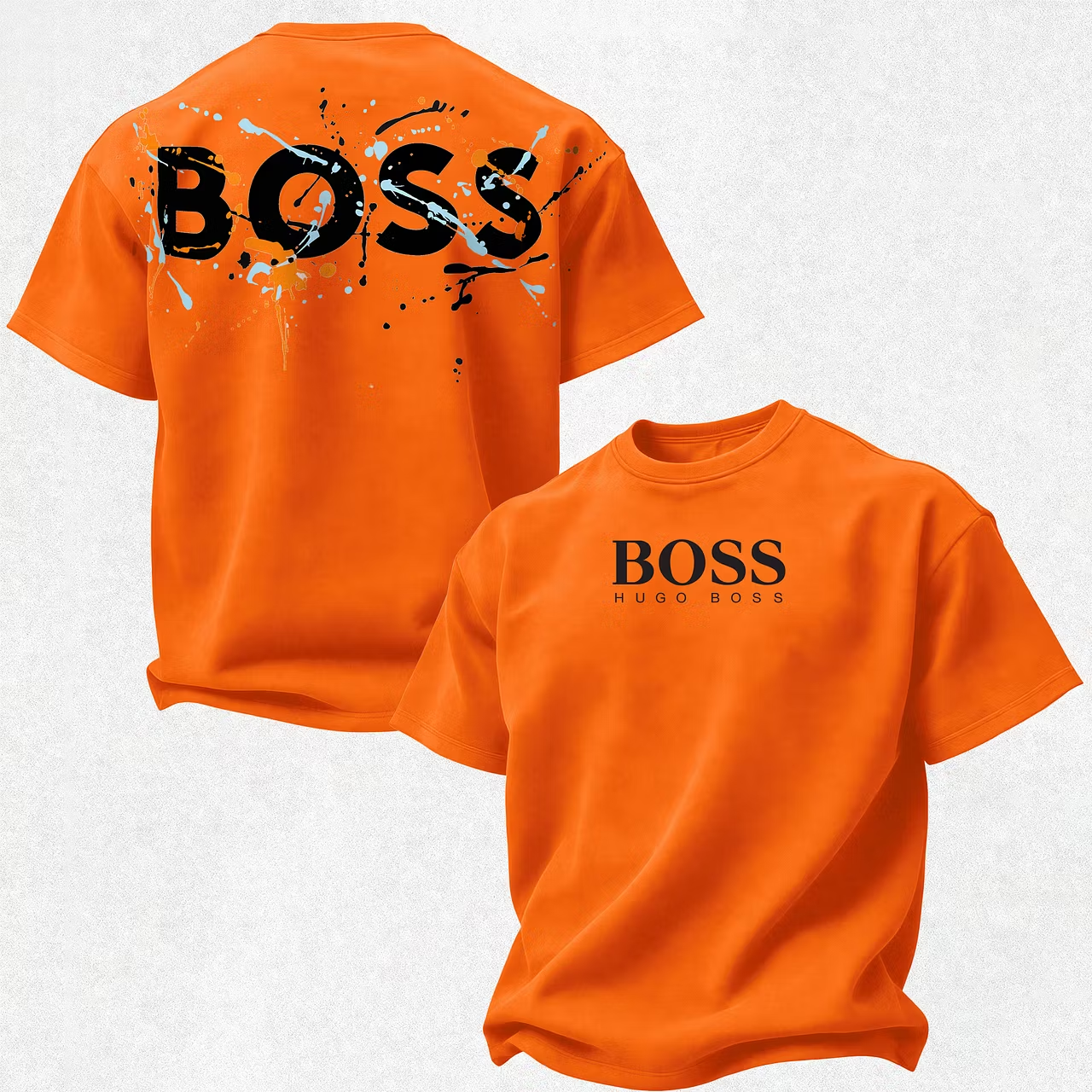 HB Hugo Boss Printed Oversized Unisex T-Shirt
