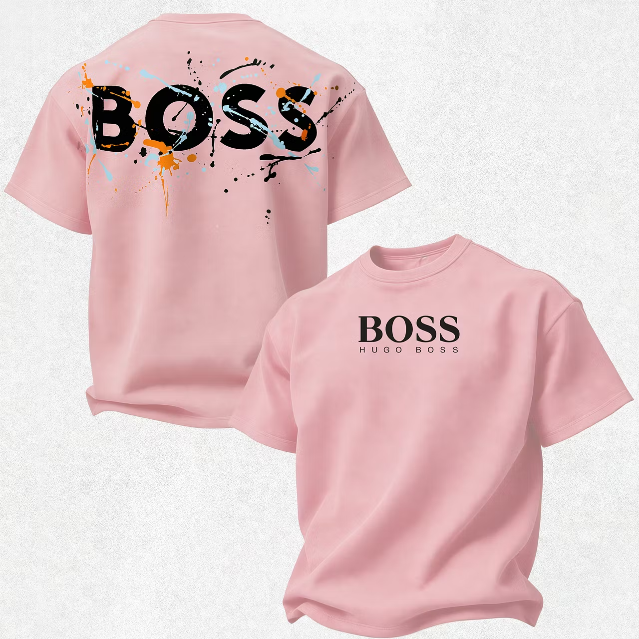 HB Hugo Boss Printed Oversized Unisex T-Shirt