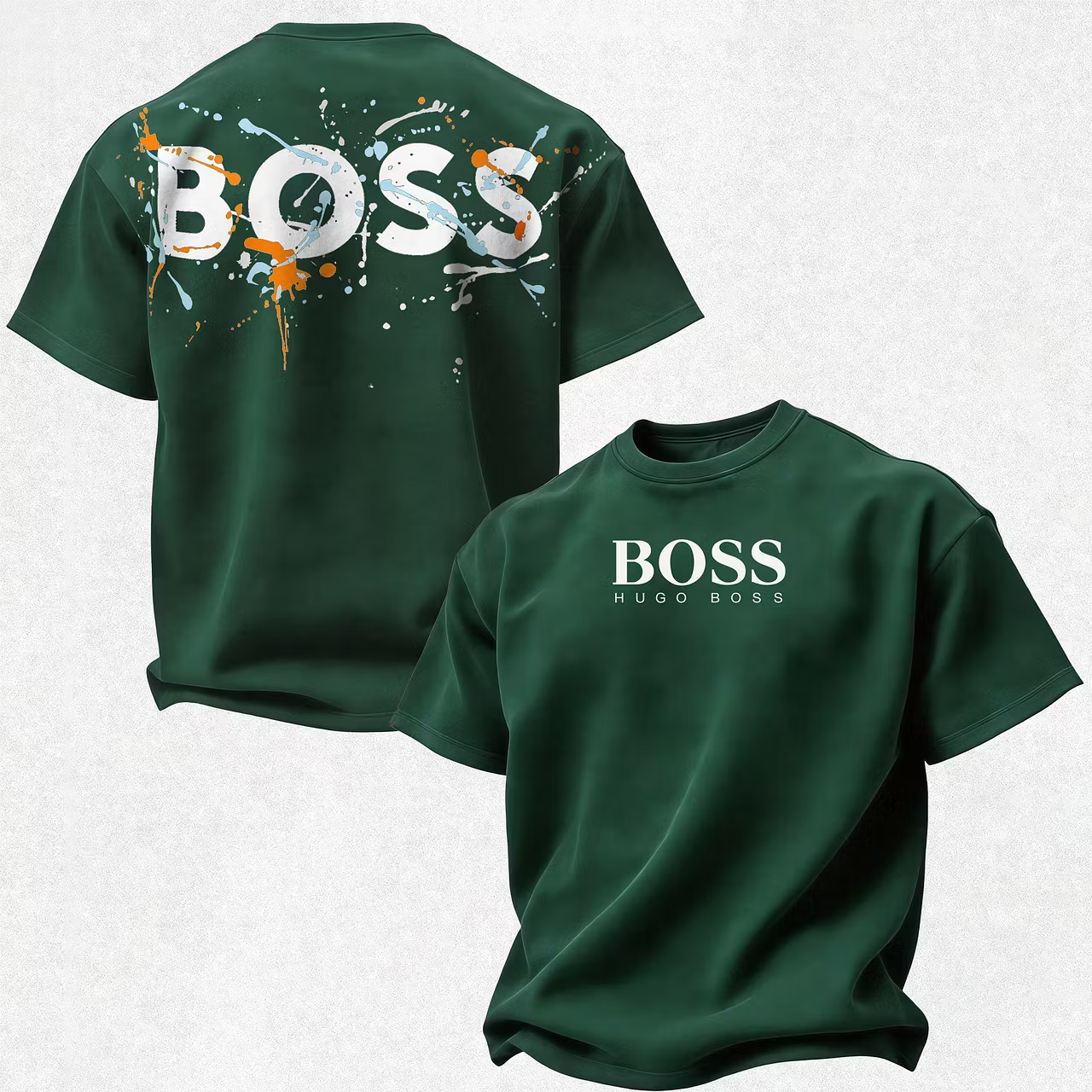 HB Hugo Boss Printed Oversized Unisex T-Shirt