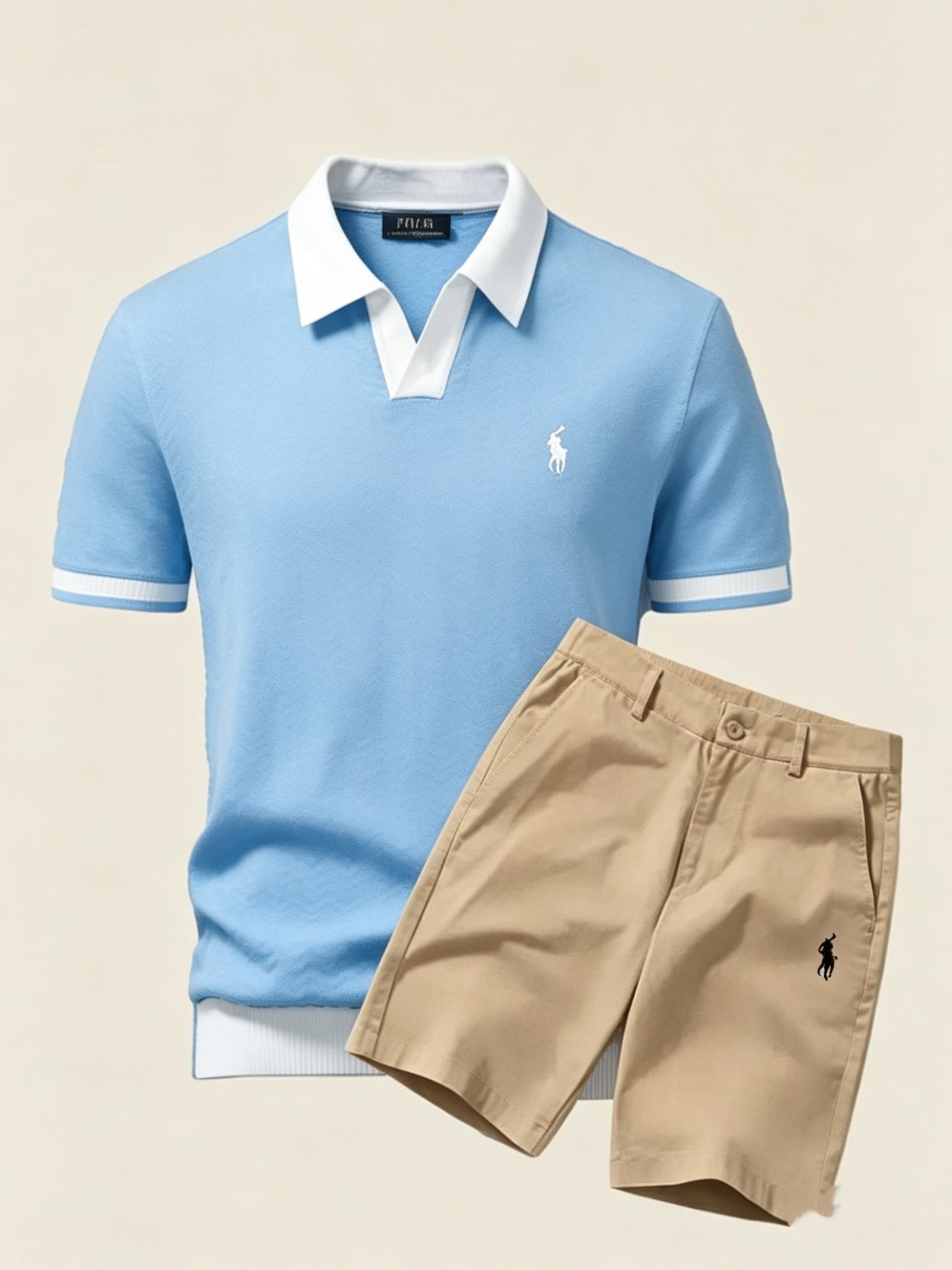 Ralph Lauren Old Money Polo Shirt + Shorts Set