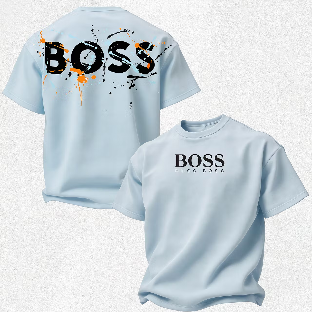 HB Hugo Boss Printed Oversized Unisex T-Shirt