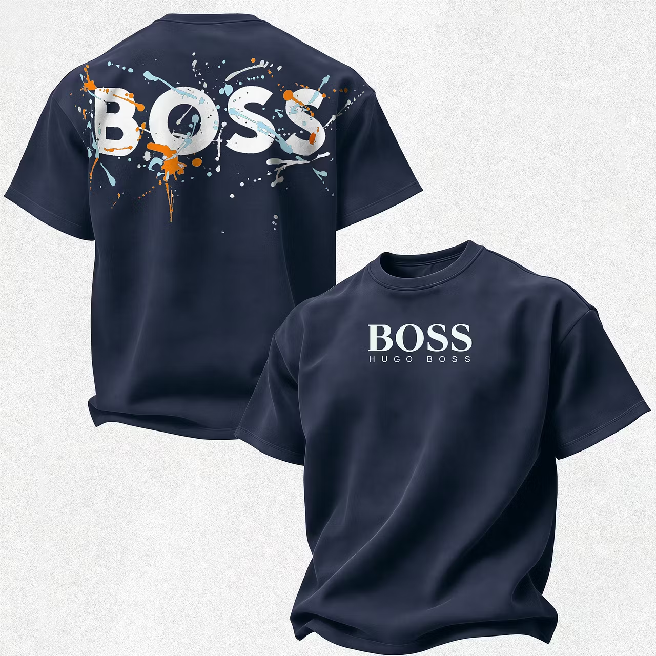 HB Hugo Boss Printed Oversized Unisex T-Shirt